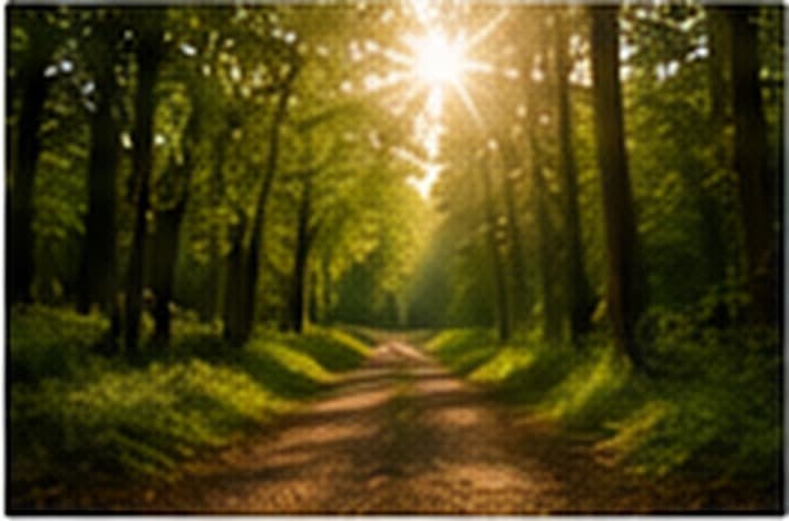 Ruhige Landschaft in weichem Licht